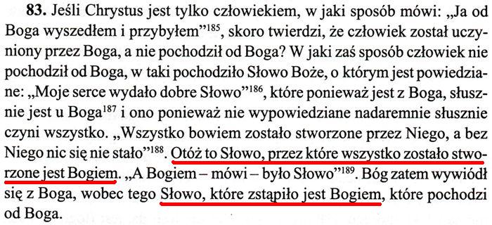 Nowacjan O Trójcy Świętej