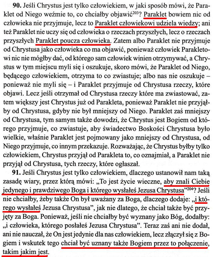 Nowacjan O Trójcy Świętej