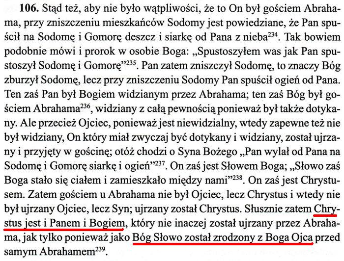 Nowacjan O Trójcy Świętej