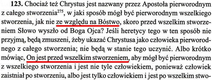 Nowacjan O Trójcy Świętej