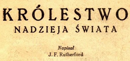 Królestwo nadzieją świata