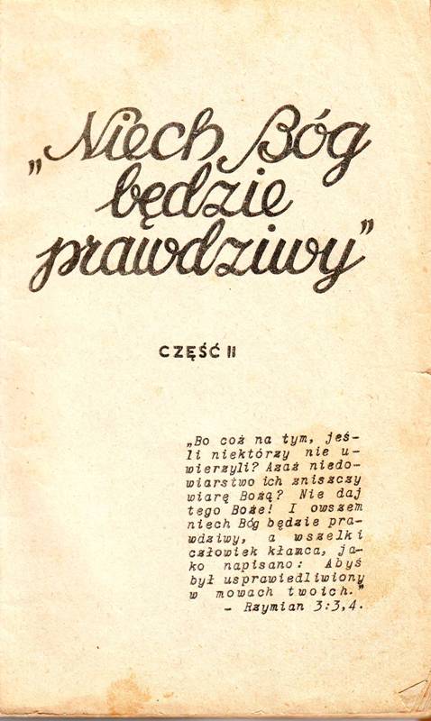 Niech Bóg będzie prawdziwy