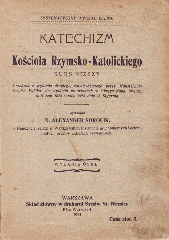 Katechizm wyd. 1914