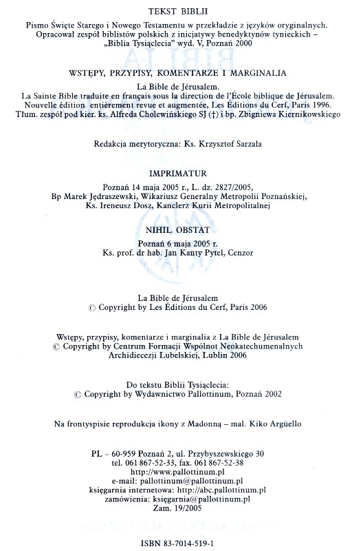 Biblia Jerozolimska