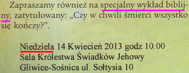 Jeden człowiek umarł za wszystkich