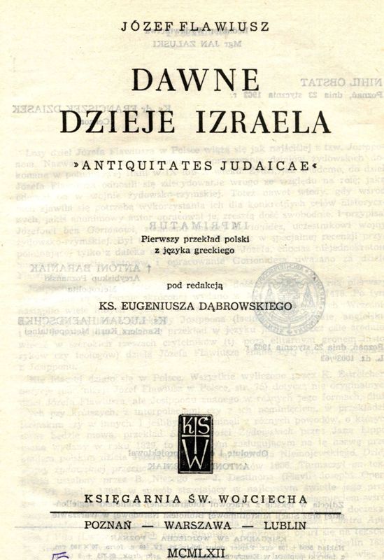 Dawne Dzieje Izraela