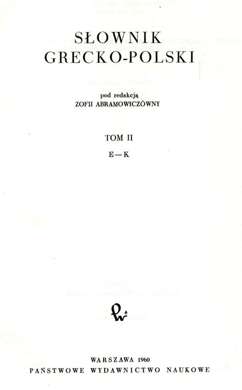 Słownik Grecko-polski