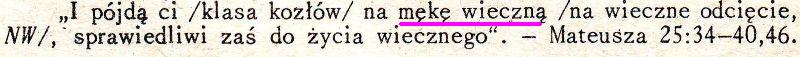 Wieczyste zamierzenie Boże odnosi teraz triumf