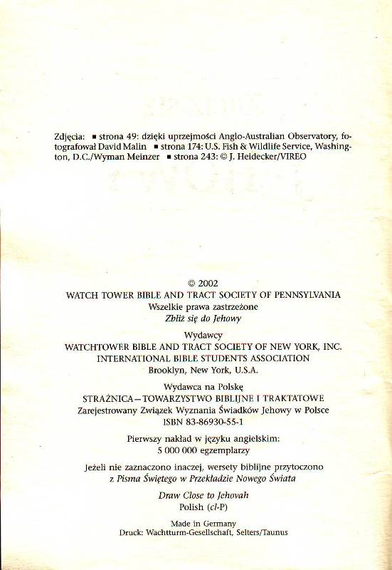 Zbliż się do Jehowy