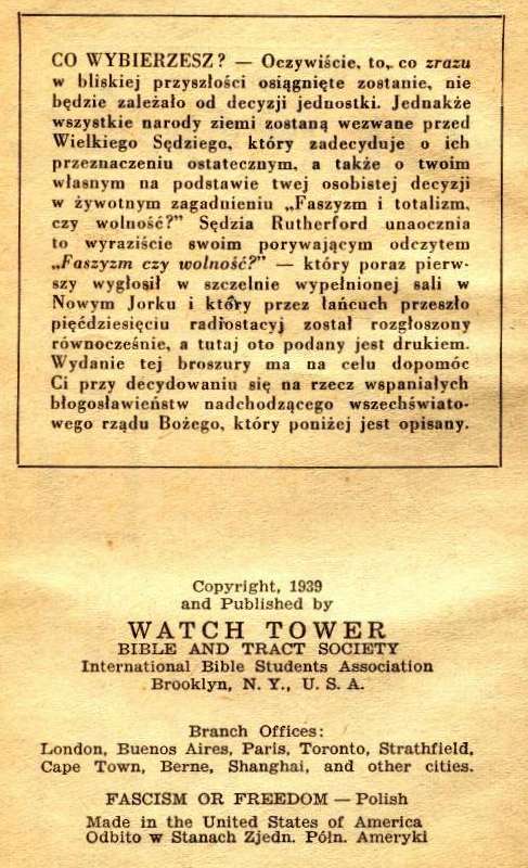 Faszyzm czy Wolność