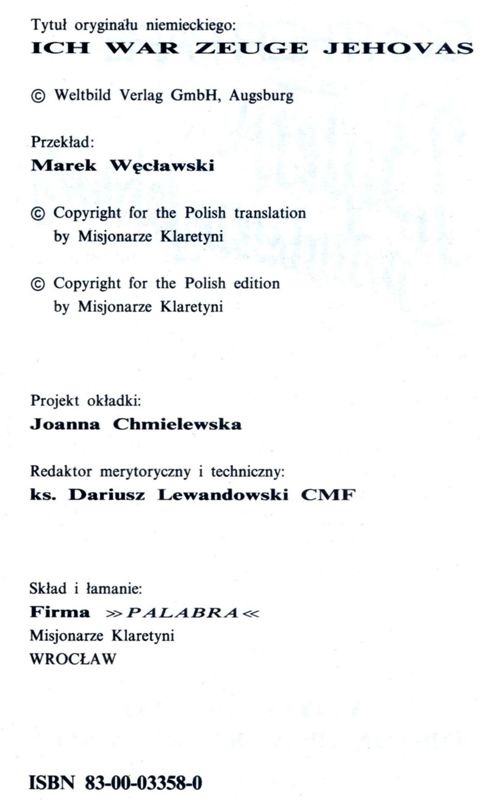 Byłem Świadkiem Jehowy