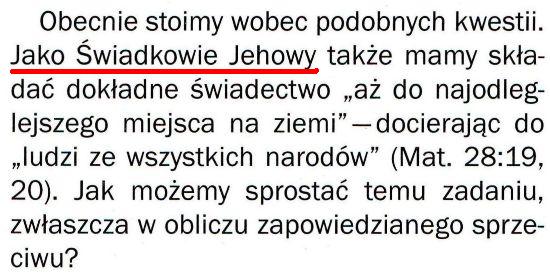 Składajmy dokładne świadectwo o Królestwie Bożym