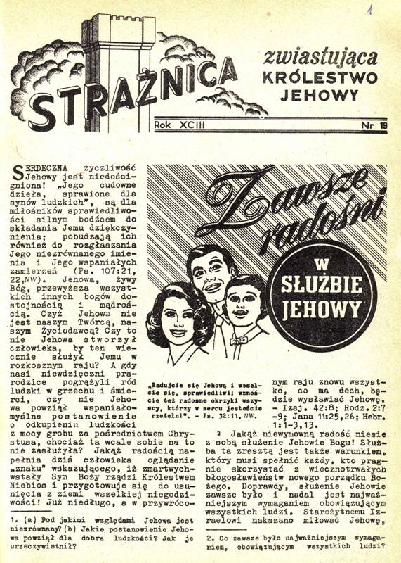 Strażnica 1972 Nr 19