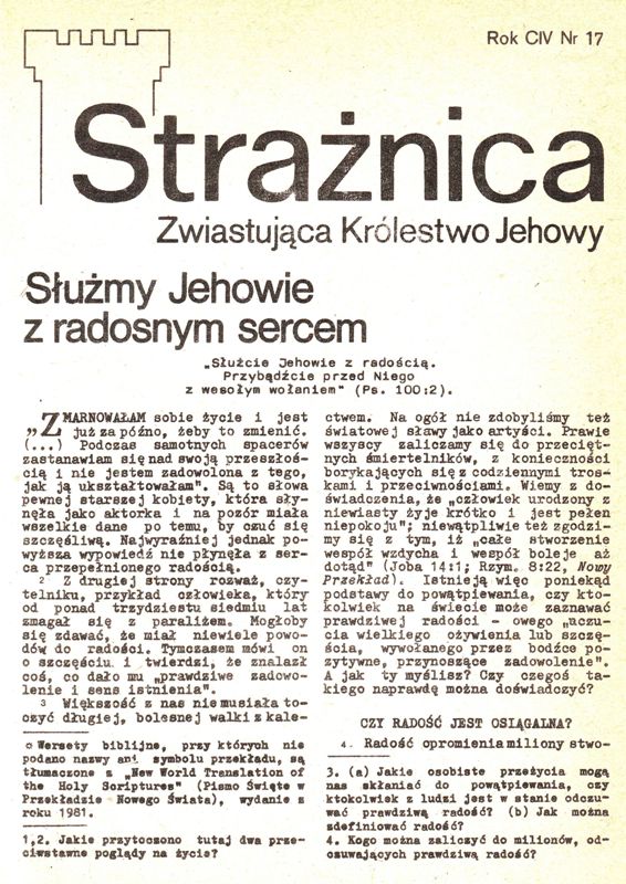 Strażnica 1983 Nr 17