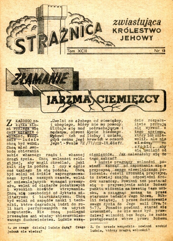Strażnica 1971 Nr 13