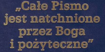 Całe Pismo jest natchnione...