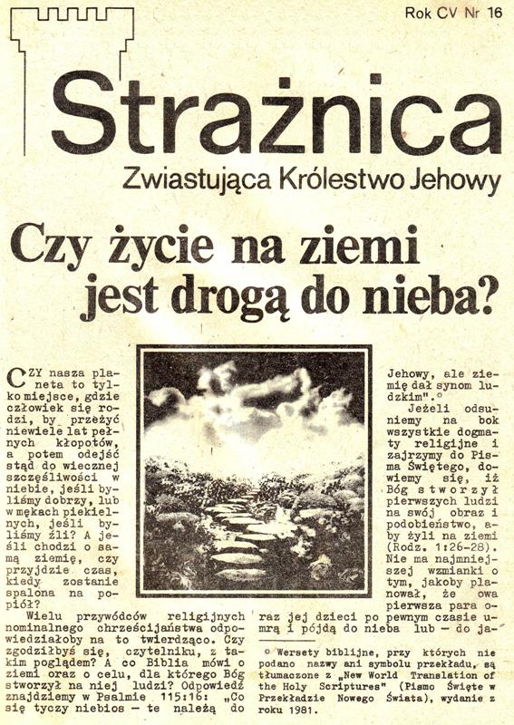 Strażnica 1984 Nr 16