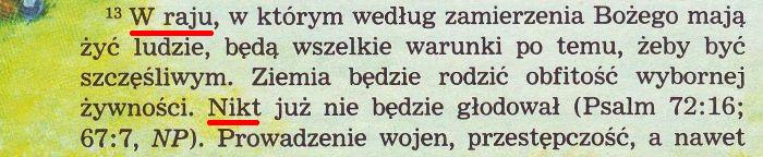 Będziesz mógł żyć wiecznie w raju na ziemi