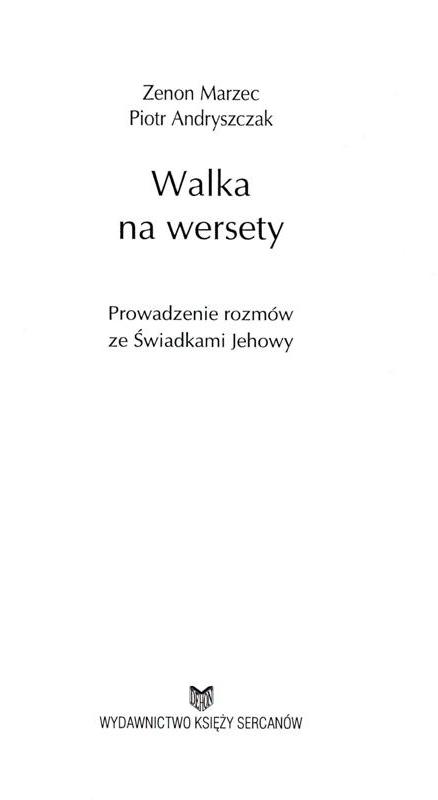 Walka na wersety
