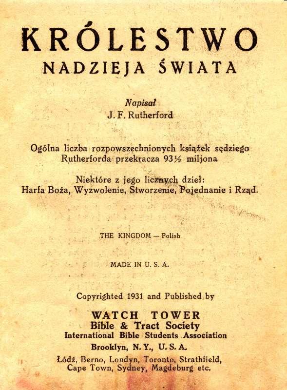 Królestwo Boże nadzieją świata