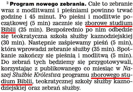 Nasza Służba KrólestwaPaździernik 2008
